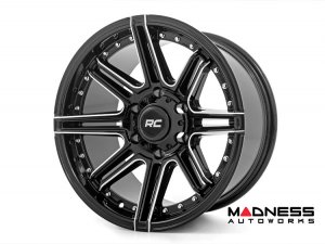 Ford Bronco Custom Wheels (1) - Rough Country - 88 Series - Gloss Black - 17 x 8.5 / 6 x 5.5 / -12 / 4.5" 